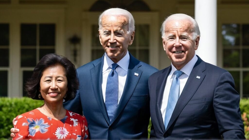 President Joe Biden's arrives and speaks with football players at Archmere Academy in Claymont, Del., Friday, Sept. 20, 2024, during a walkthrough visit ahead of his meetings with world leaders there on Saturday. (AP Photo/Mark Schiefelbein)