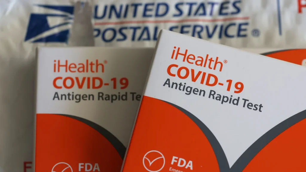 Four rapid Covid-19 tests are available to each household in the US for free from the federal government.