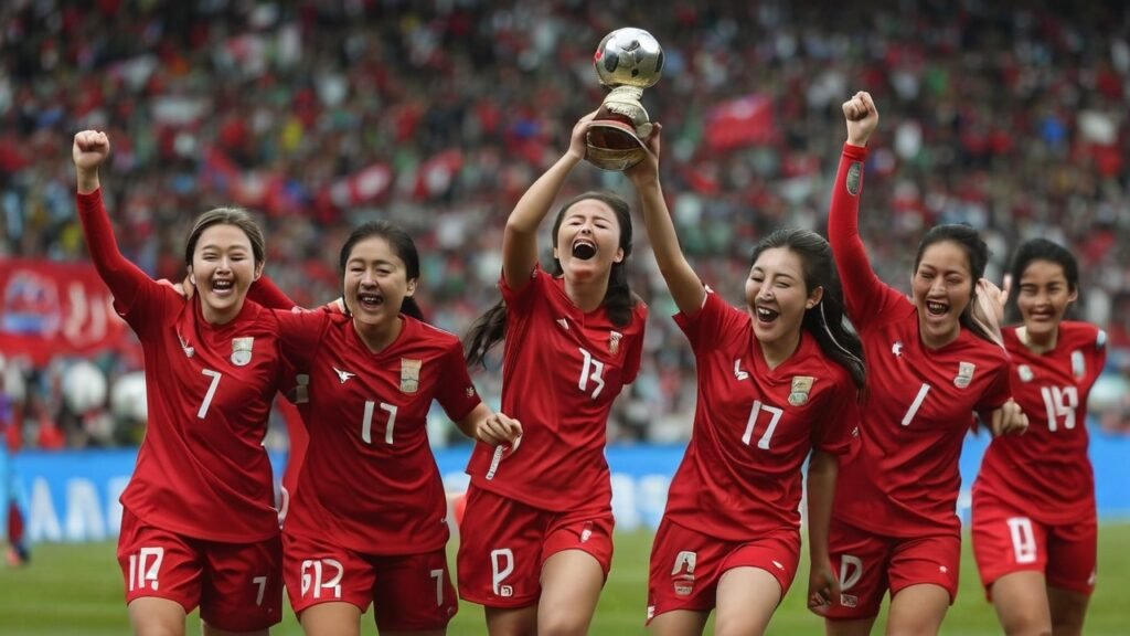 Breaking News N Korea win record third U20 Fifa Women's World Cup 2024.News Report by BBC News